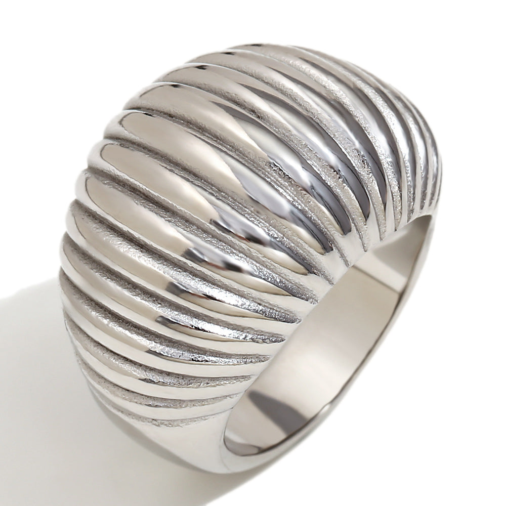 316L Stainless Steel Minimalist Fashion Ring