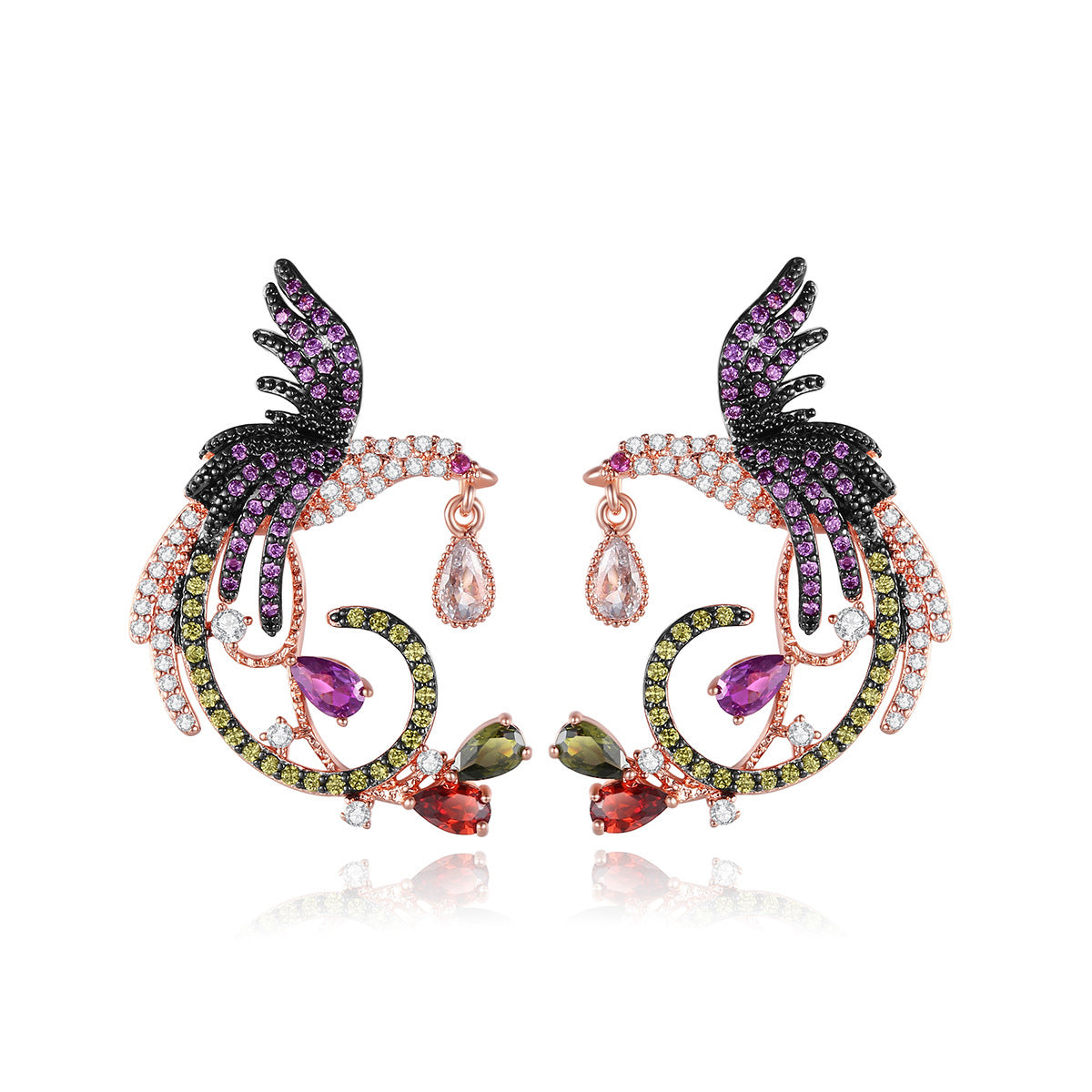 Copper With Plated Fashion Jewelry Earrings