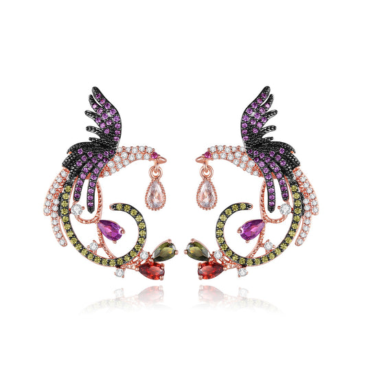 Copper With Plated Fashion Jewelry Earrings