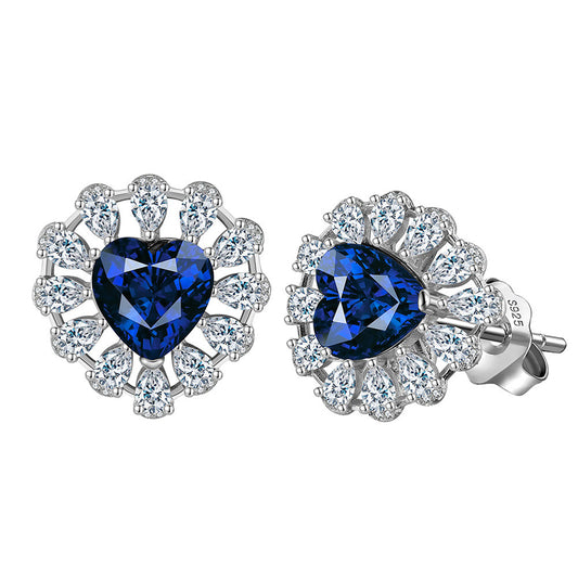 925 Sterling Silver Zircon Earrings
