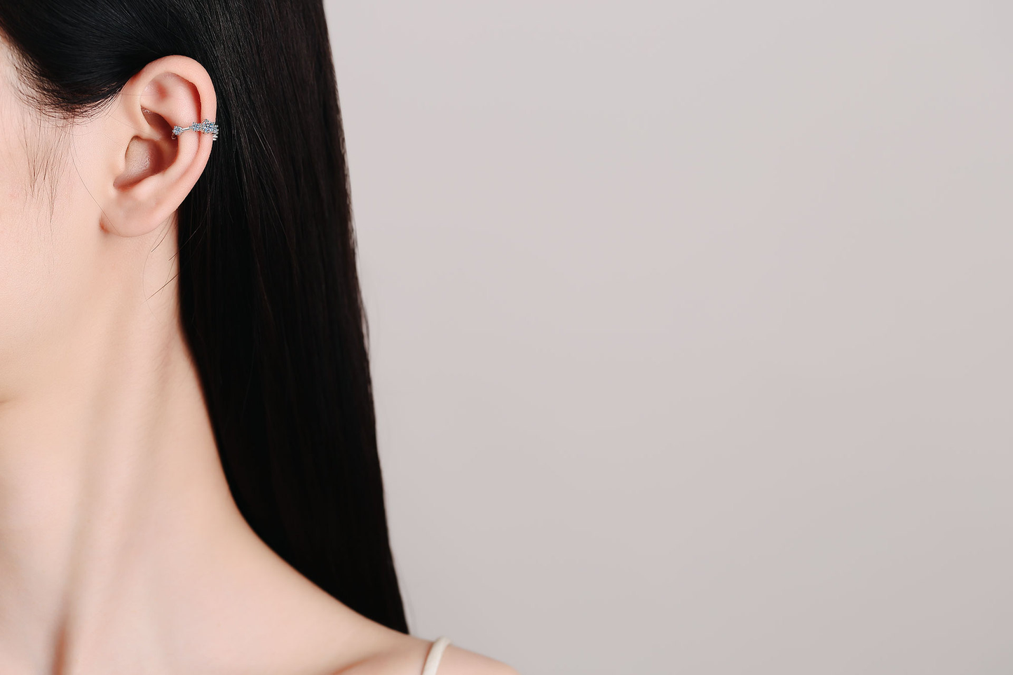 925 Sterling Silber Moissanit Ohrclips