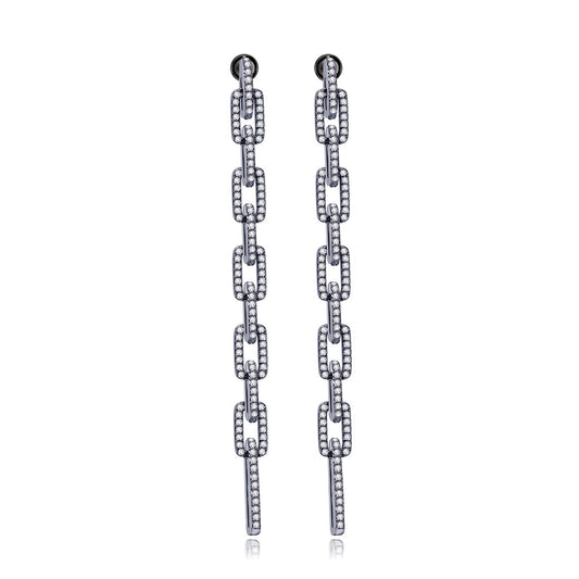 Copper With Plated Fashion Jewelry Earrings