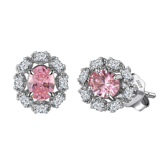 925 Sterling Silver Zircon Earrings