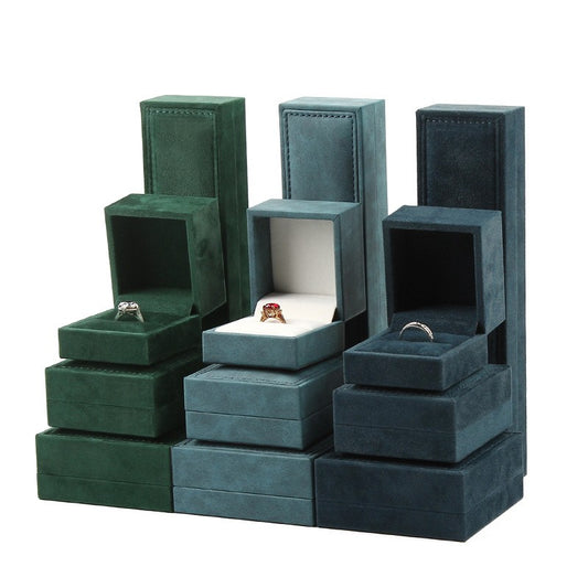Customized Sewn-Edge Velvet Jewelry Box