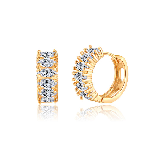 Brass With Plated Fashion Jewelry Earrings