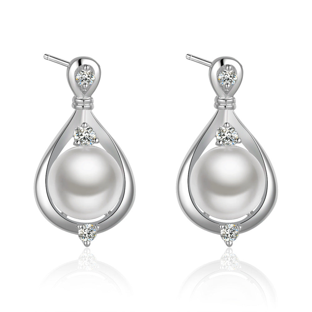 Brass With Plated Fashion Jewelry Earrings