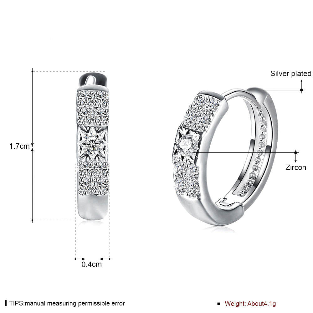 Brass With Plated Fashion Jewelry Earrings