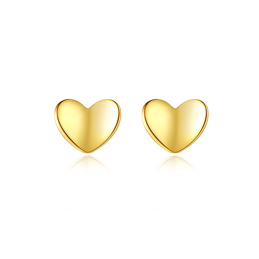 925 Sterling Silver Heart Earrings Fashion Jewelry Gift for Women Girls