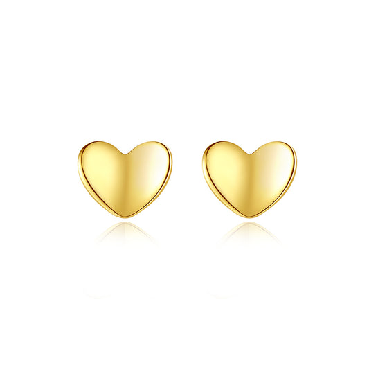 925 Sterling Silver Heart Earrings Fashion Jewelry Gift for Women Girls
