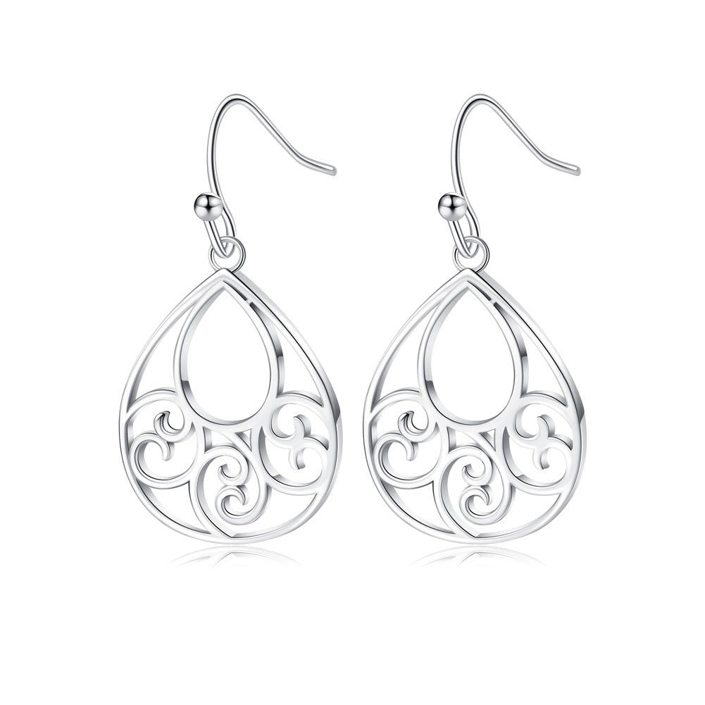 Brass With Plated Fashion Jewelry Earrings