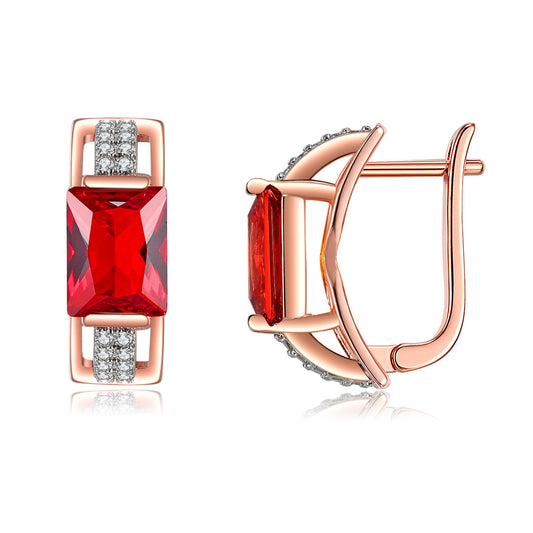 Brass With Plated Fashion Jewelry Earrings