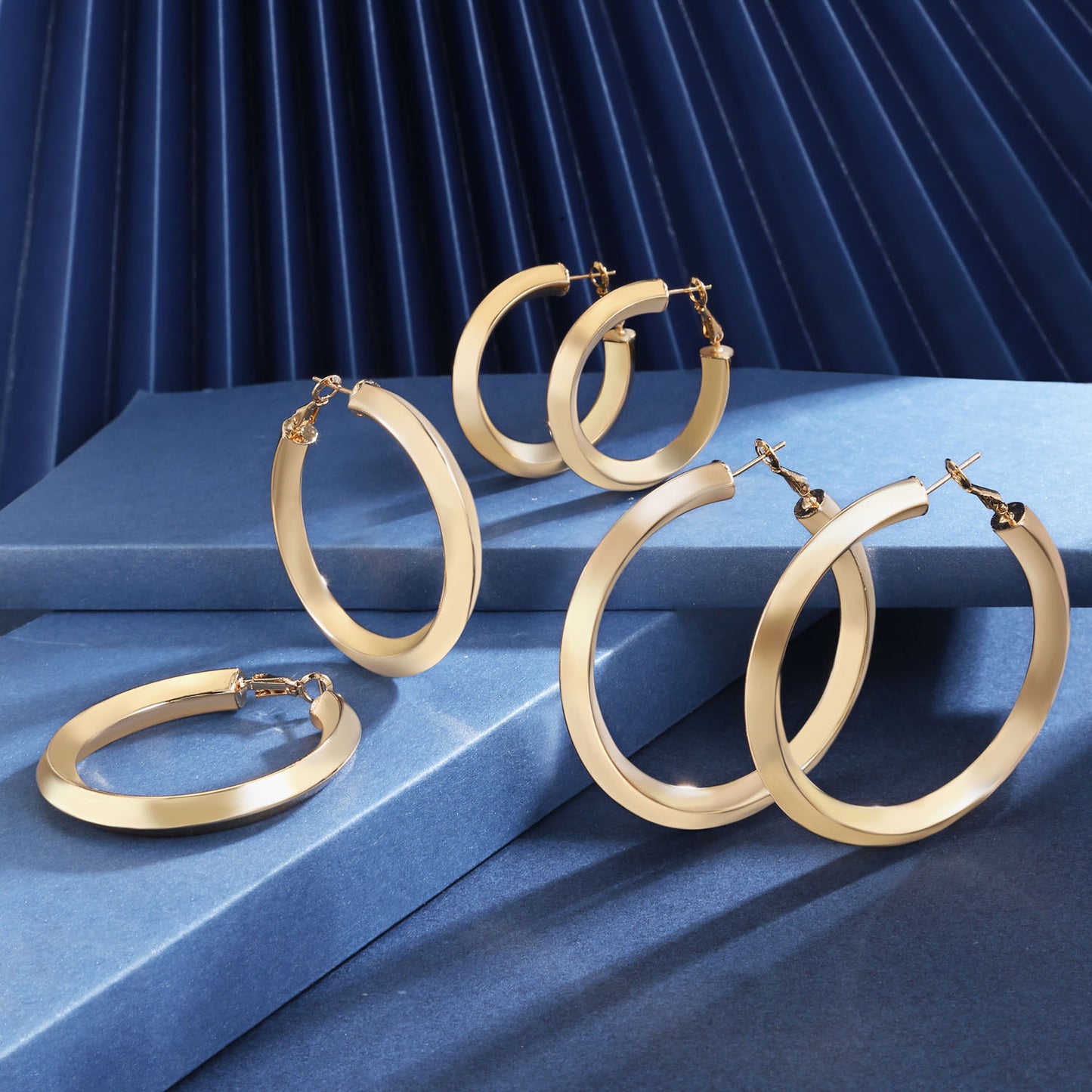 Brass With Plated Fashion Jewelry Earrings