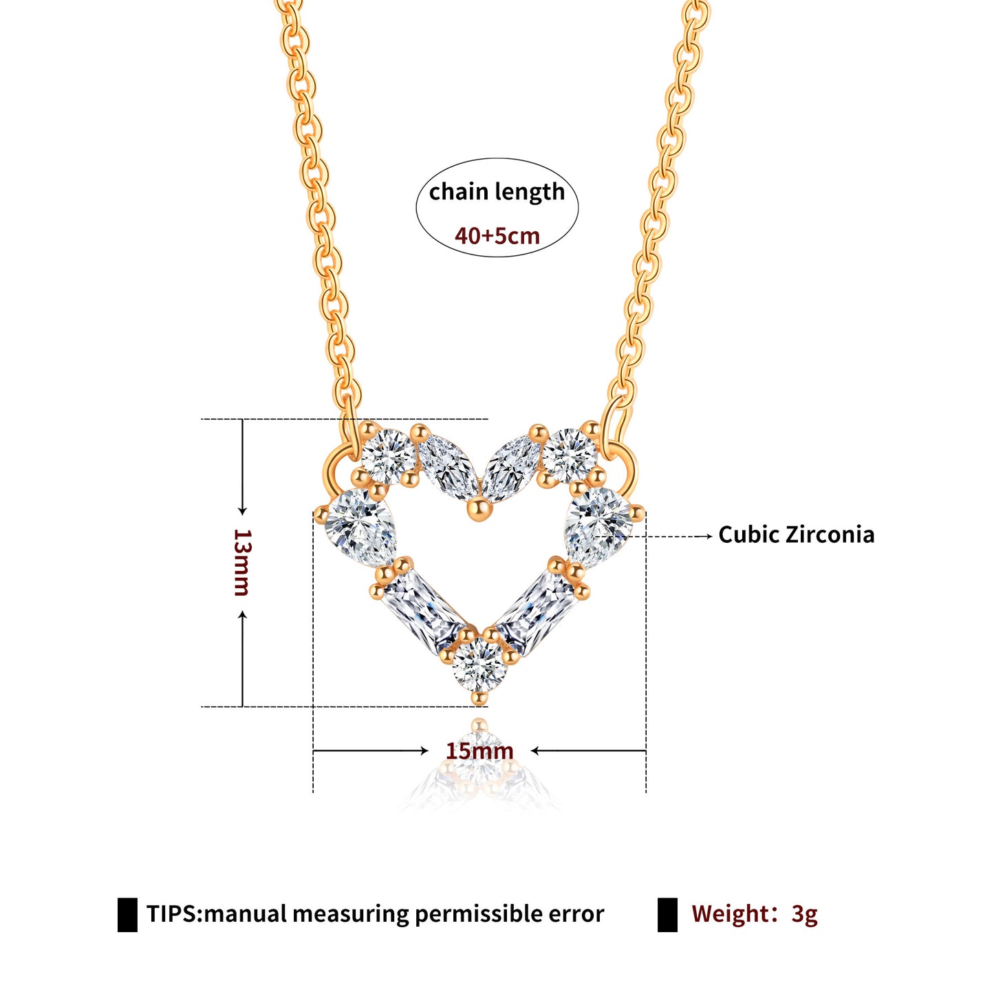 Brass With Plated Fashion Jewelry Necklace