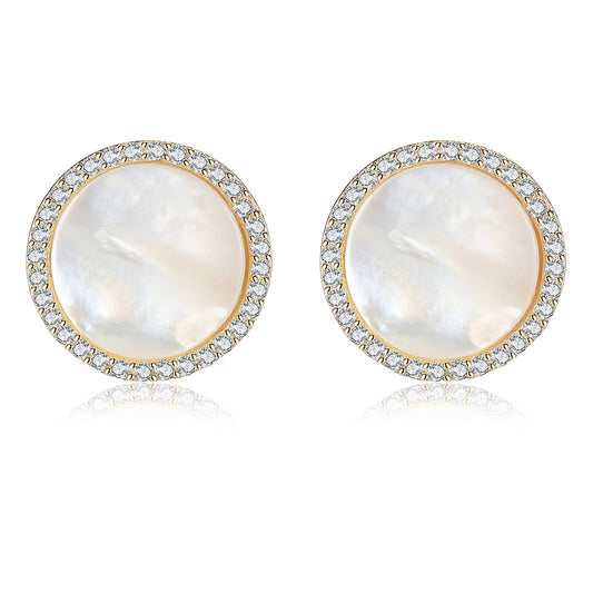 925 Sterling Silver Natural Pearl Drop Earrings Fashion Jewelry Gift for Women Girls