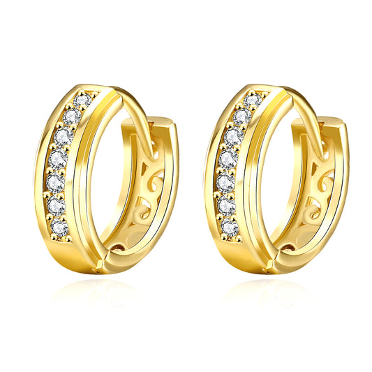 Brass With Plated Fashion Jewelry Earrings
