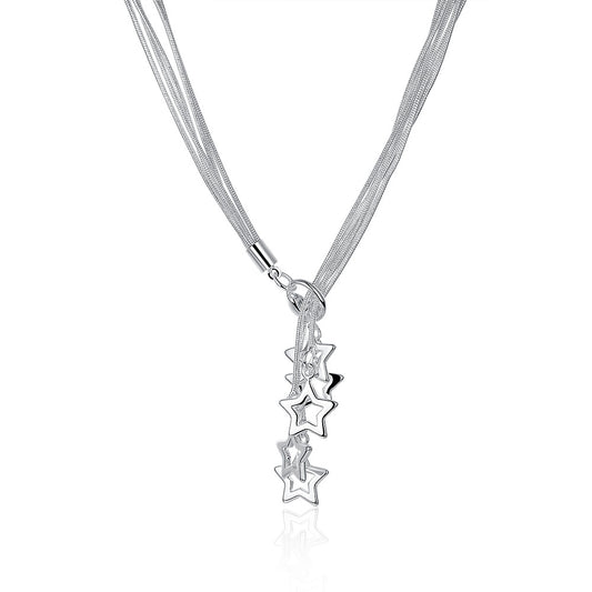 Brass With Plated Fashion Jewelry Necklace