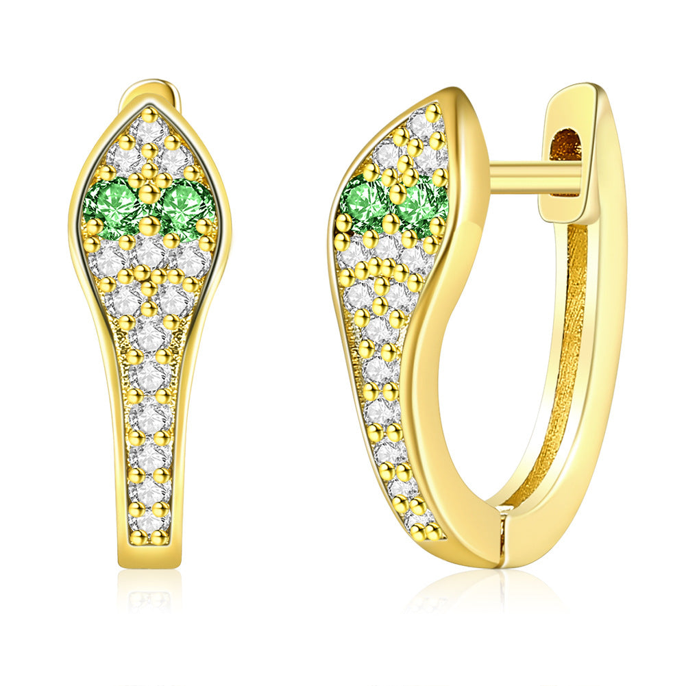 Brass With Plated Fashion Jewelry Earrings