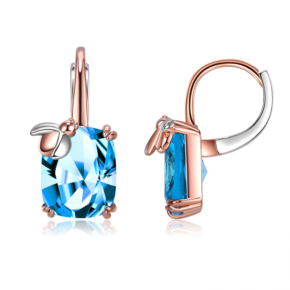 Brass With Plated Fashion Jewelry Earrings