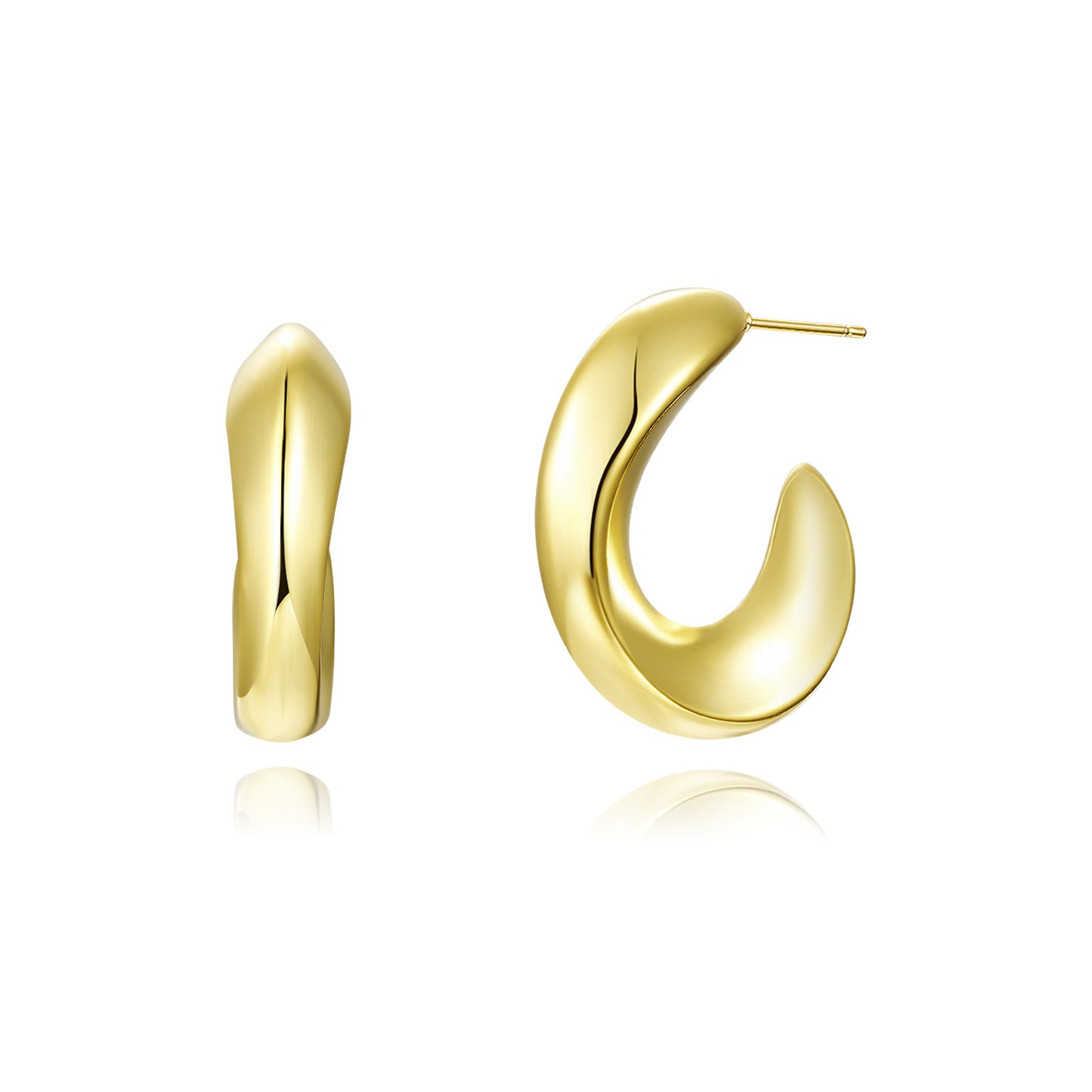 Brass With Plated Fashion Jewelry Earrings