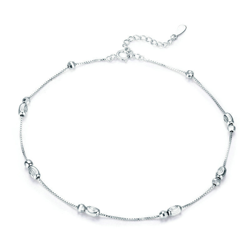 925 Sterling Silver Chain Fashion Anklet