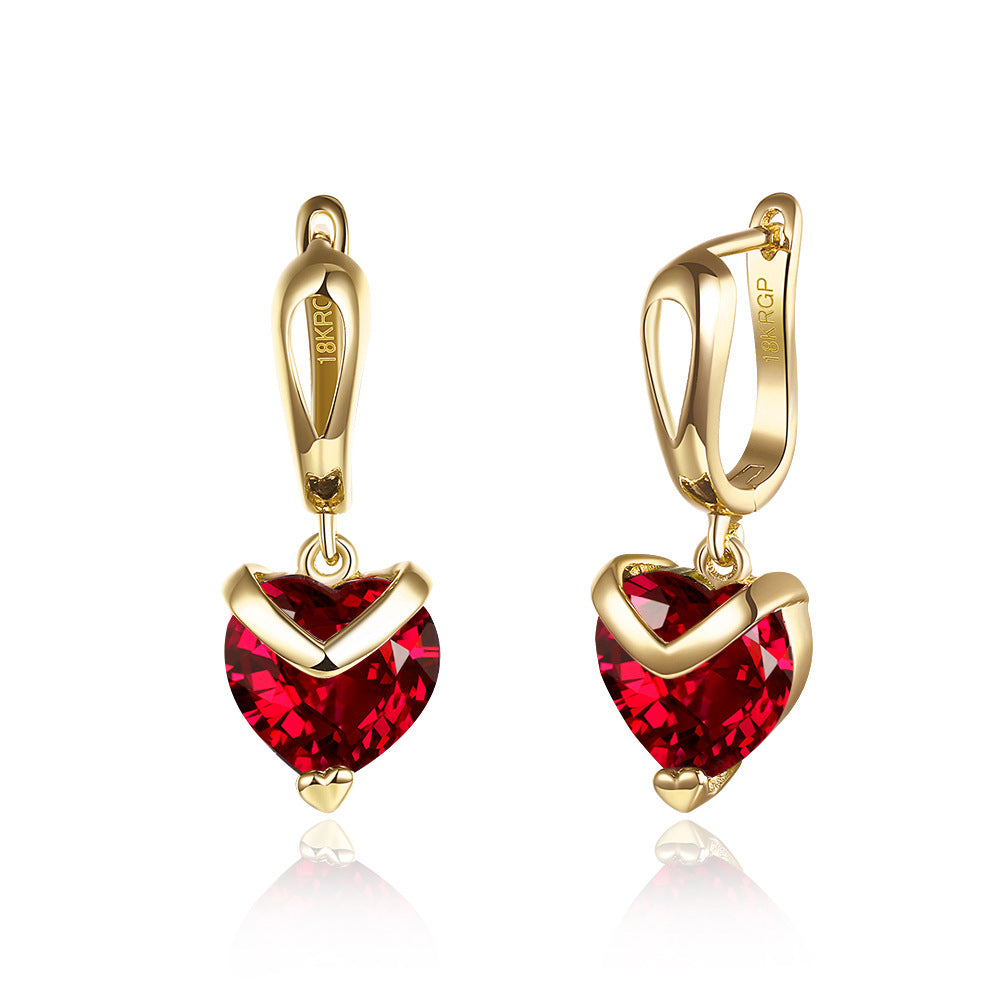 Brass With Plated Fashion Jewelry Earrings