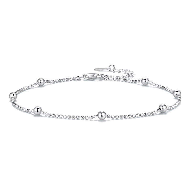 925 Sterling Silver Chain Fashion Anklet