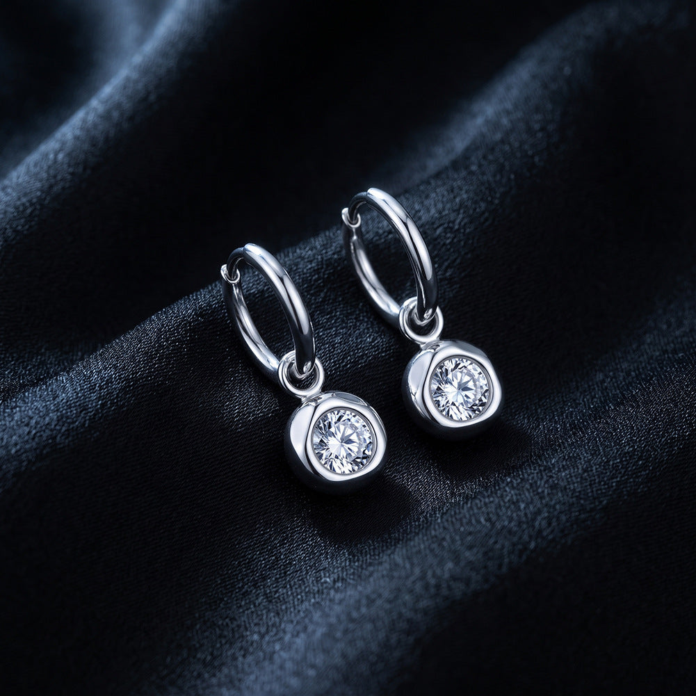 Pendientes de moda de joyería de acero inoxidable