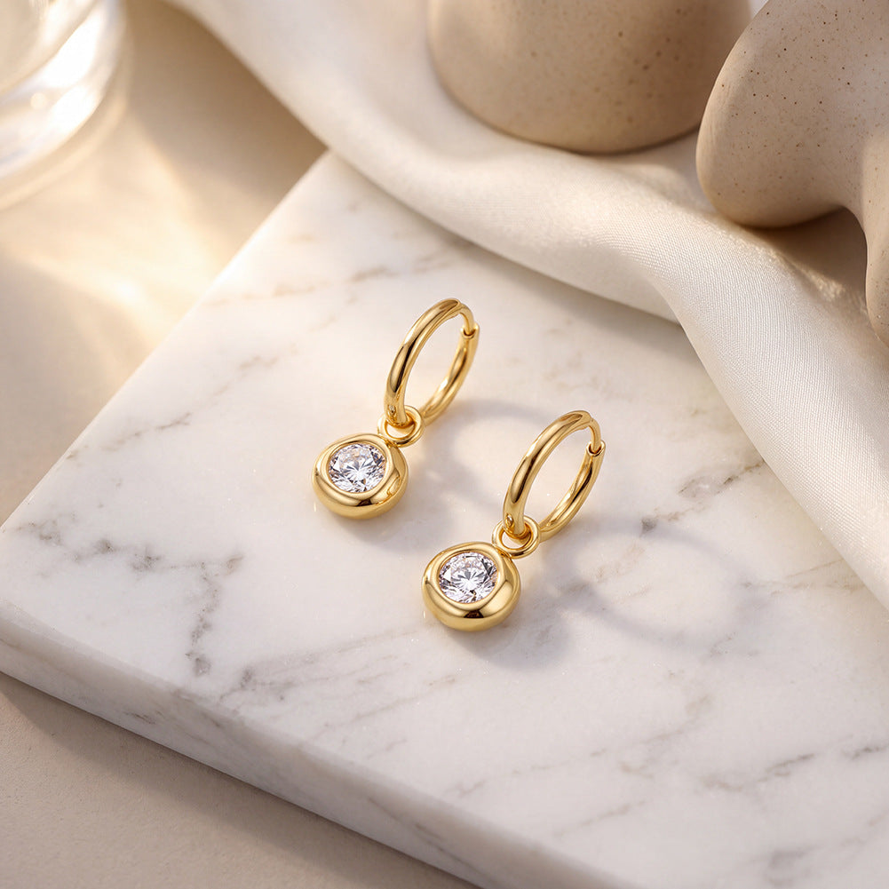 Pendientes de moda de joyería de acero inoxidable