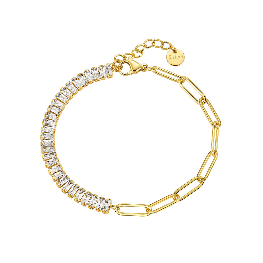 Pulsera minimalista de acero inoxidable
