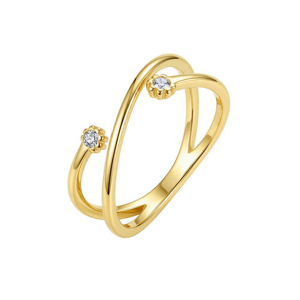 Anillo de moda único de acero inoxidable