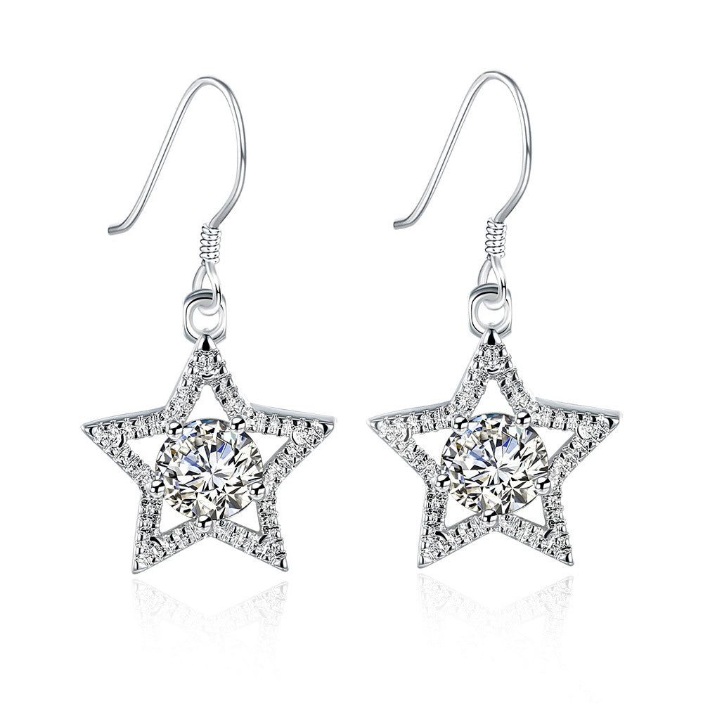 Brass With Plated Fashion Jewelry Earrings