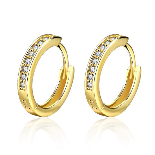 Brass With Plated Fashion Jewelry Earrings