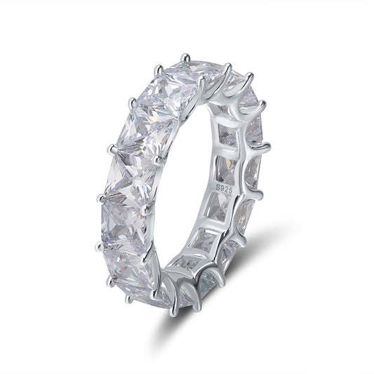 925 Sterling Silver Tennis Ring