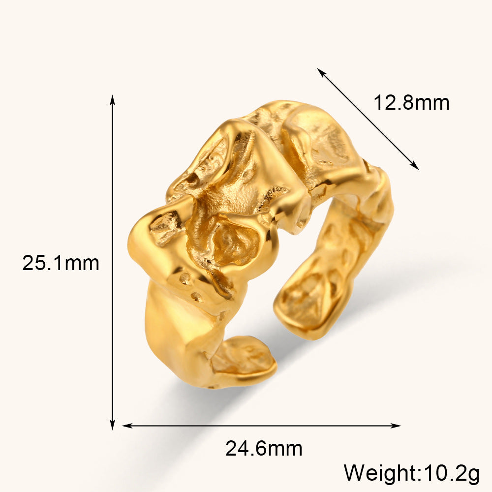 316L Stainless Steel Minimalist Fashion Ring