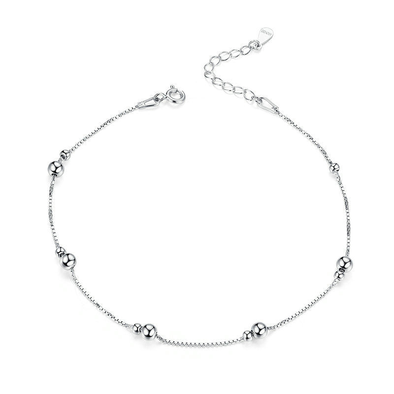 925 Sterling Silver Chain Fashion Anklet
