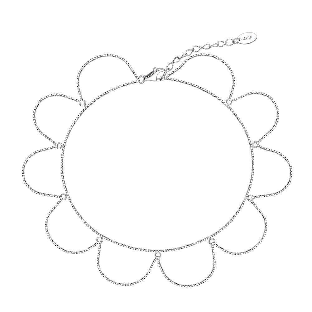 925 Sterling Silver Chain Fashion Anklet