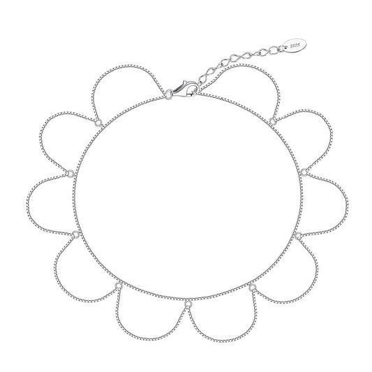 925 Sterling Silver Chain Fashion Anklet