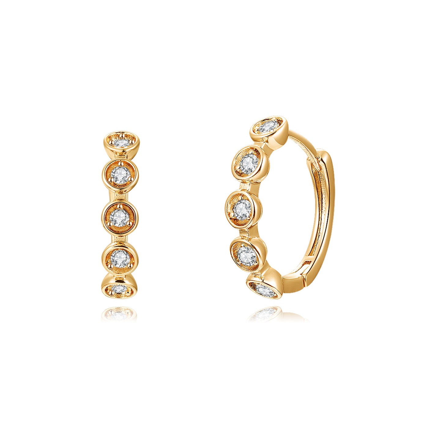 Brass With Plated Fashion Jewelry Earrings