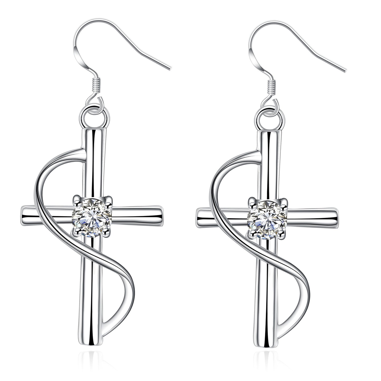 Brass With Plated Fashion Jewelry Earrings