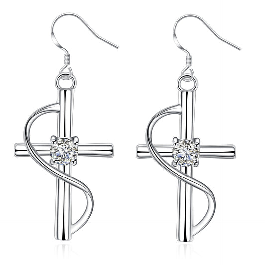 Brass With Plated Fashion Jewelry Earrings