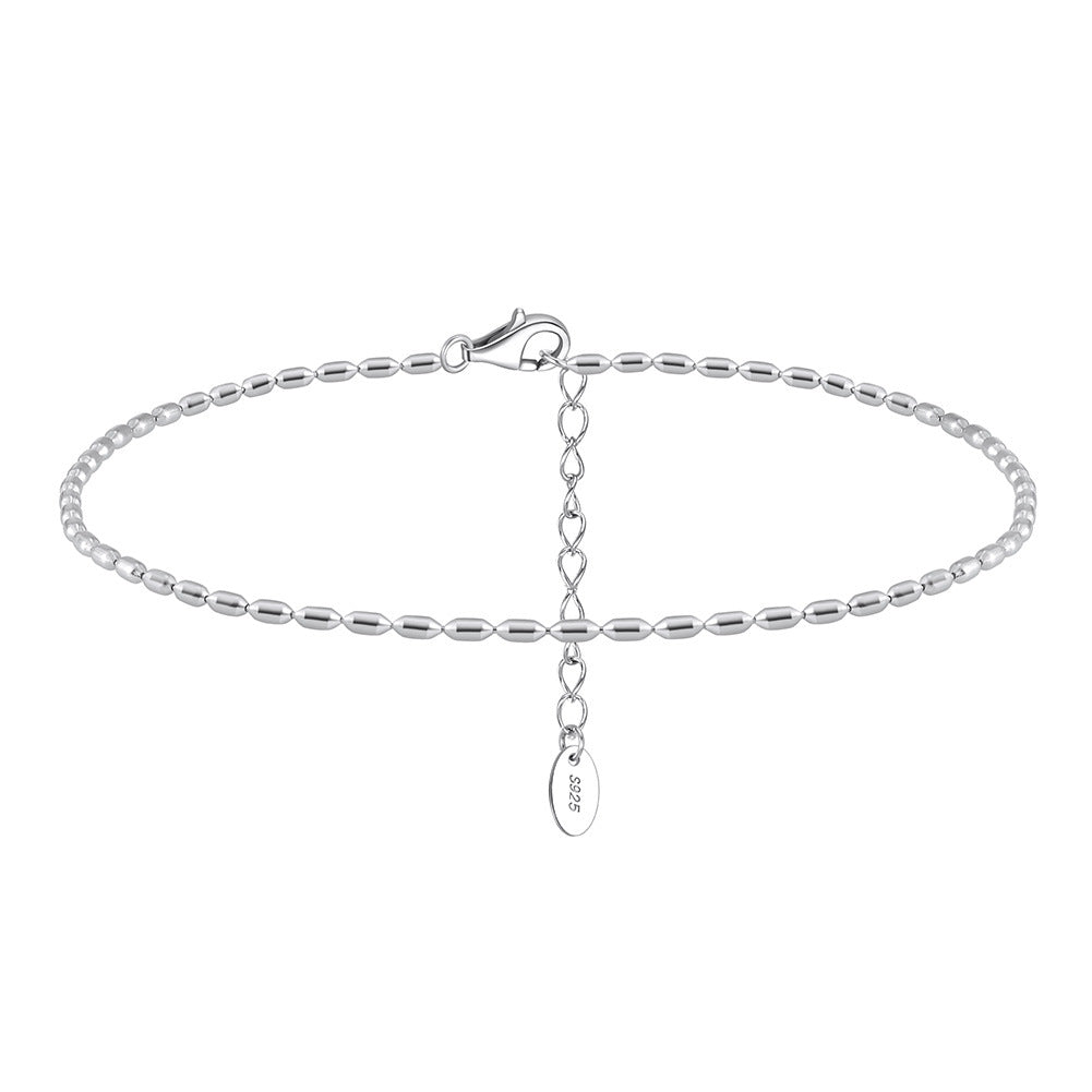 925 Sterling Silver Chain Fashion Anklet