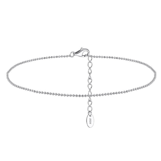925 Sterling Silver Chain Fashion Anklet