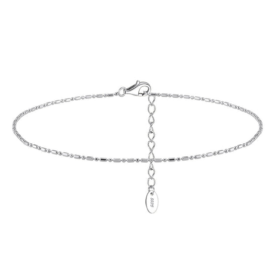 925 Sterling Silver Chain Fashion Anklet