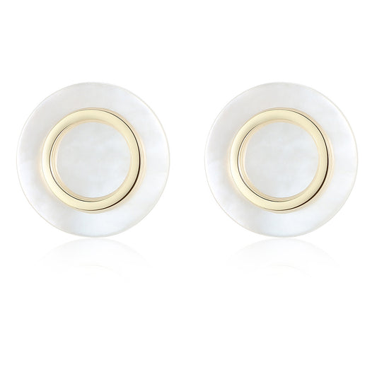 925 Sterling Silver Natural Pearl Stud Earrings Fashion Jewelry Gift for Women Girls