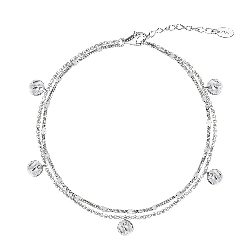 925 Sterling Silver Chain Fashion Anklet