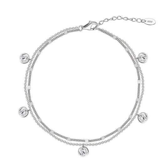 925 Sterling Silver Chain Fashion Anklet