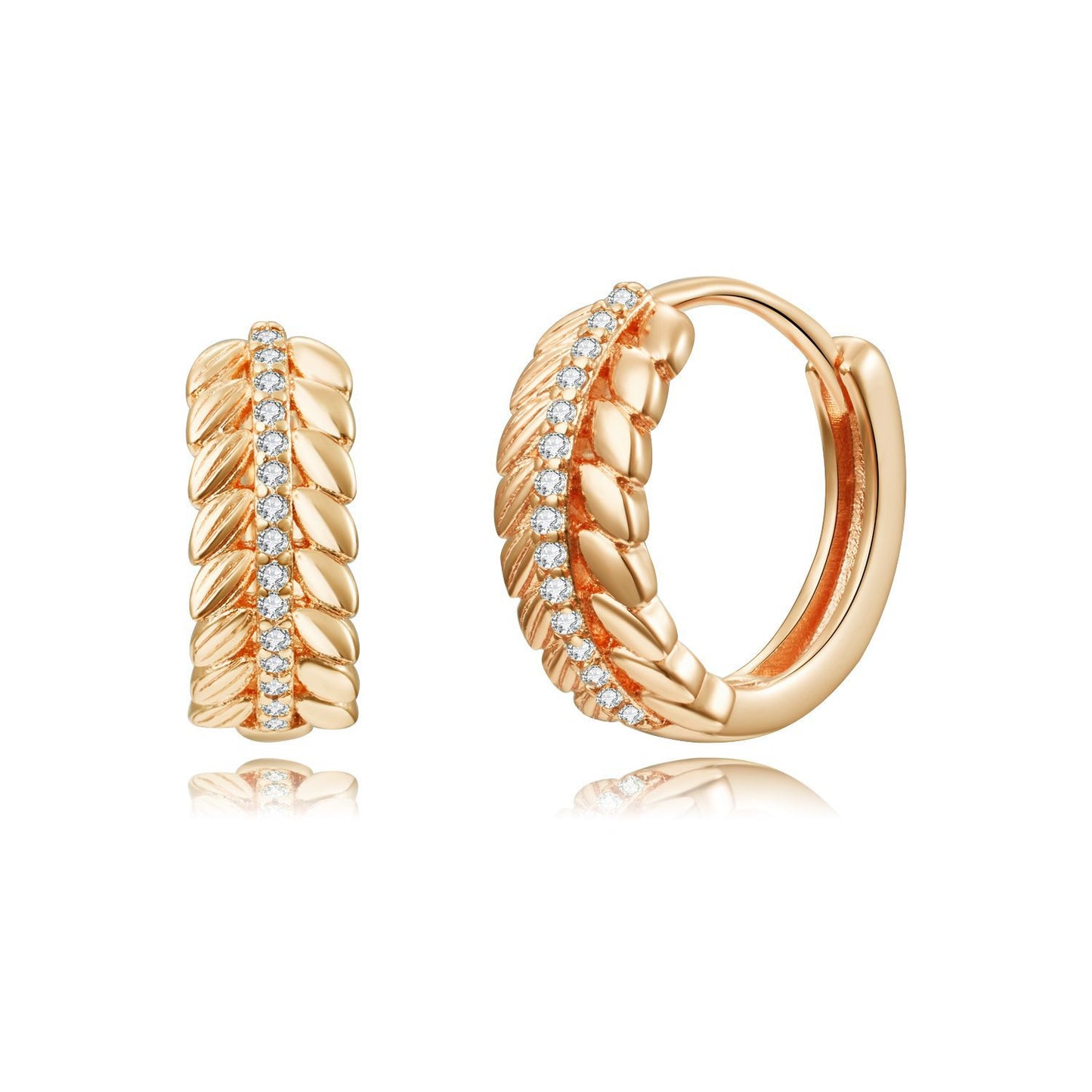 Brass With Plated Fashion Jewelry Earrings