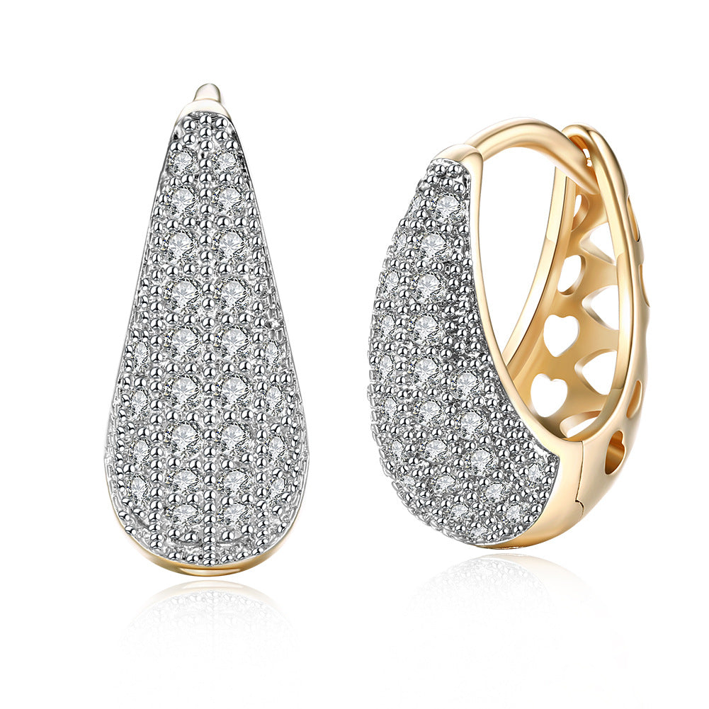 Brass With Plated Fashion Jewelry Earrings