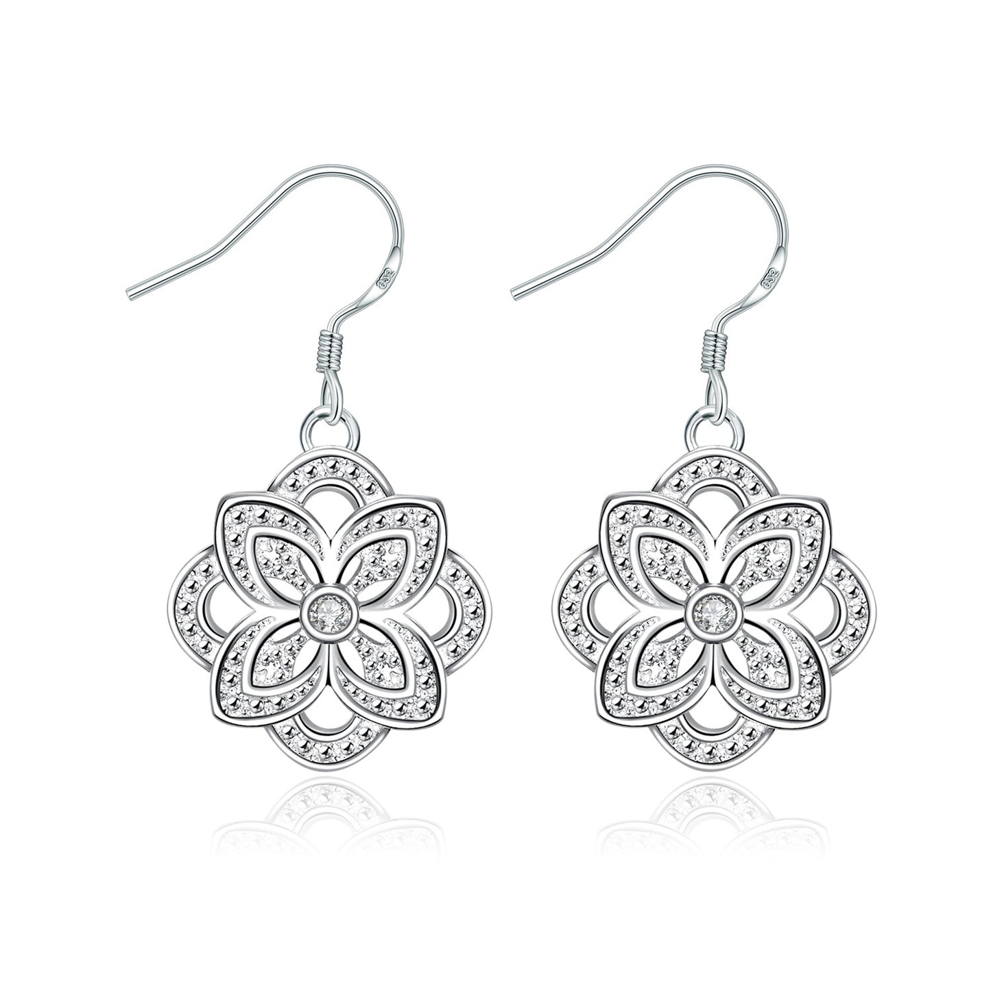 Brass With Plated Fashion Jewelry Earrings