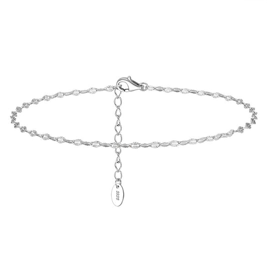 925 Sterling Silver Chain Fashion Anklet